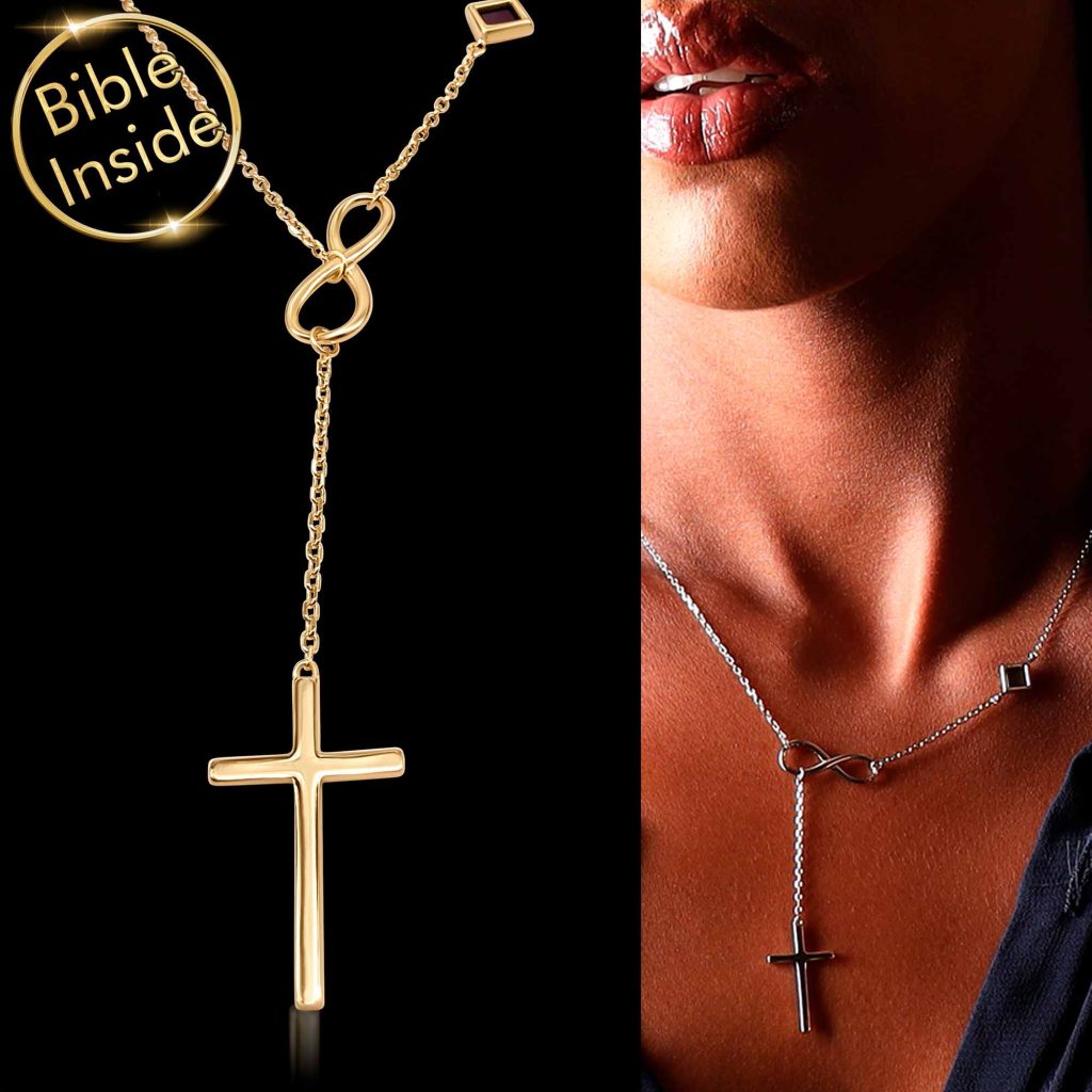My Nano Jewelry Infinity Collection Showcasing Bible Scripture Embedded Inside Elegant Gold and Silver Designs